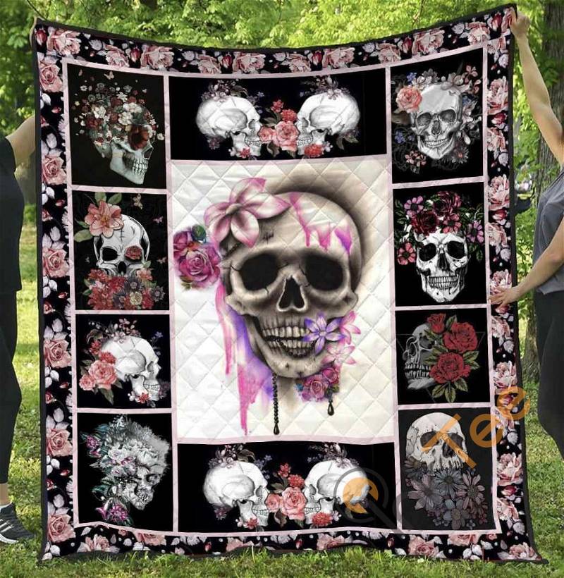 Skull 0 Quilt Blanket Bedding Set