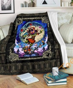 Skull Kid and Adult Link Majora's Mask Sherpa Fleece Blanket Gifts for Family, for Couple