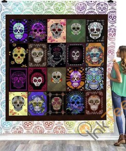 Skull Lover Quilt Blanket Bedding Set