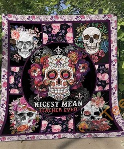 Skull Quilt Blanket Bedding Set