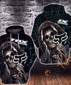 Skull Racing Fox For Fx Lover Hoodie 3d