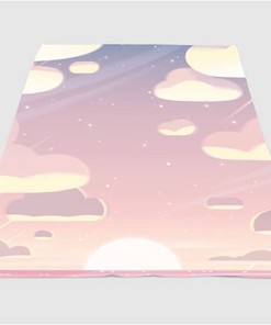 Sky Cartoon Network Sherpa Fleece Blanket Gifts for Family, for Couple