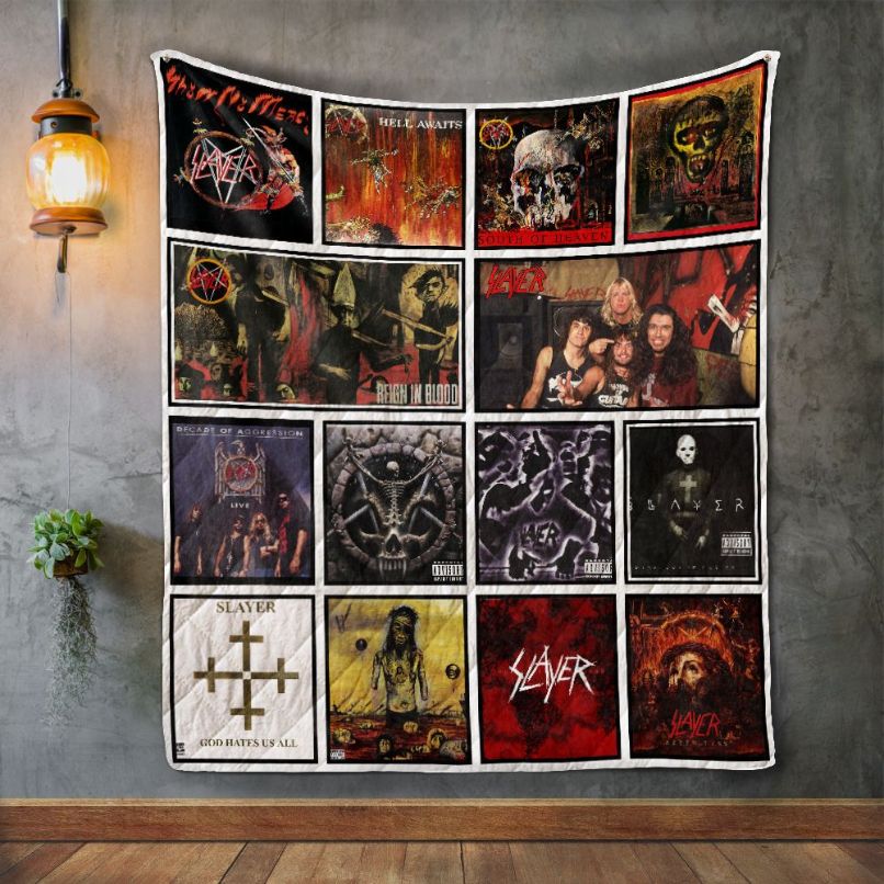 Slayer 2 Album Covers Quilt Blanket