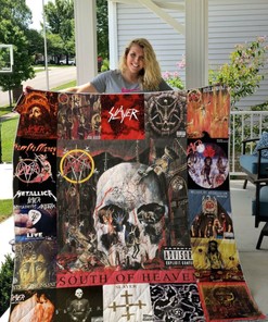 Slayer Albums Quilt Blanket Bedding Set For Fans