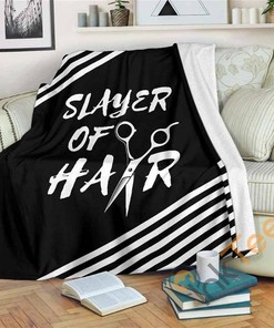 Slayer Of Hair Sherpa Fleece Blanket Gifts for Family, for Couple
