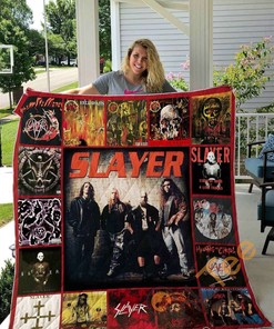 Slayer Style 3 Music Themed Quilt Blanket Bedding Set with 2 Pillowcases