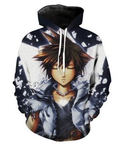 Sleeping Sora Kingdom Hearts Hoodie 3D