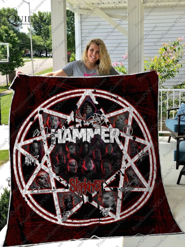 Slipknot Collection For Fans Metal Hammer Quilt Blanket Bedding Set