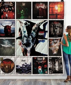 Slipknot Quilt Blanket Bedding Set for Home Décor