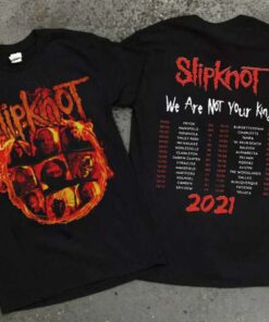 Slipknot We Are Not Your Kind Tour 2021 Black T-Shirt