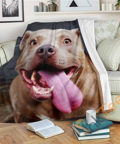 Slobber Pit Sherpa Fleece Blanket Gifts for Family, for Couple