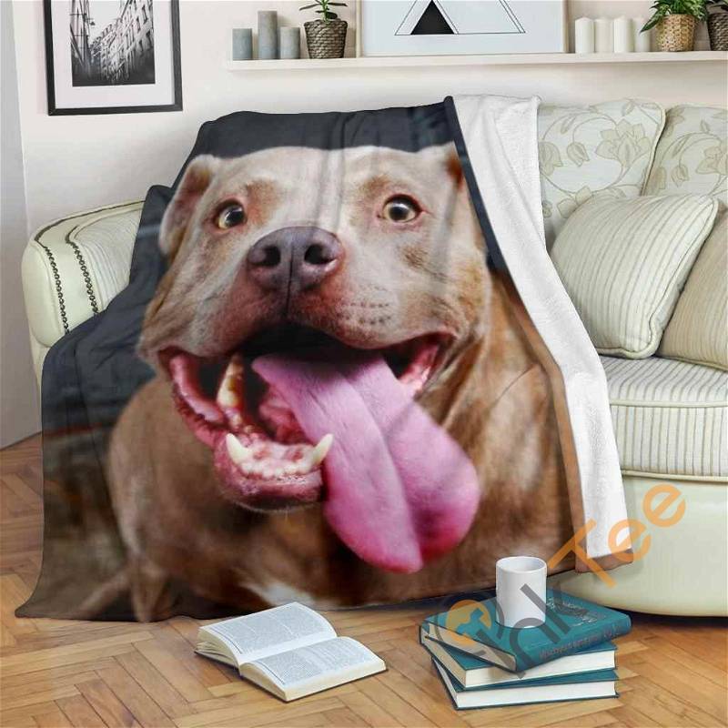 Slobber Pit Sherpa Fleece Blanket Gifts for Family, for Couple