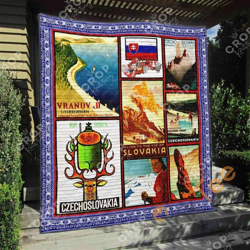 Slovakia Quilt Blanket Bedding Set