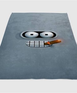 Smiley Background Sherpa Fleece Blanket Gifts for Family, for Couple
