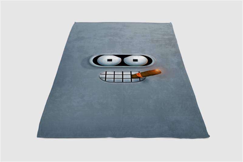 Smiley Background Sherpa Fleece Blanket Gifts for Family, for Couple