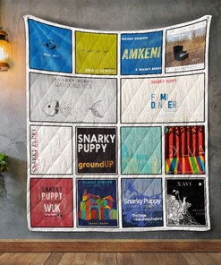 Snarky Puppy Quilt Blanket Bedding Set for Home Décor