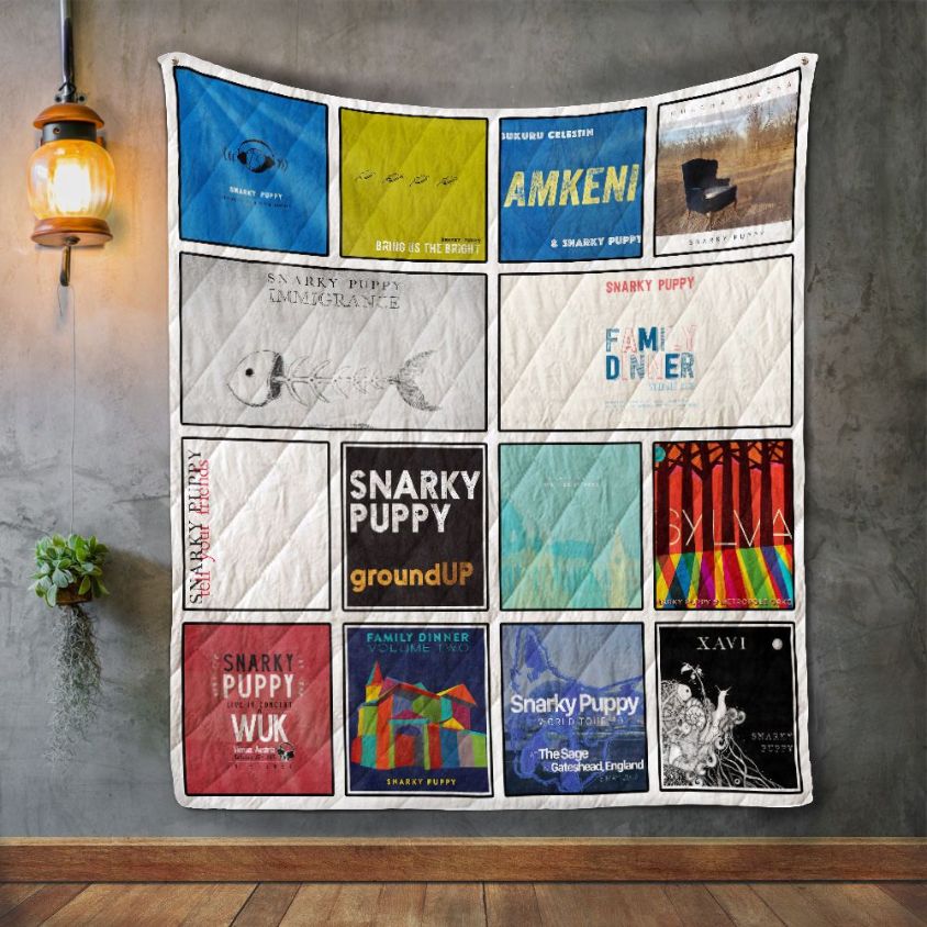 Snarky Puppy Quilt Blanket Bedding Set for Home Décor
