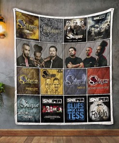 Sniper Album Covers Quilt Blanket Bedding Set for Home Décor
