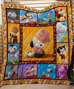 Snoopy 13 Quilt Blanket Bedding Set for Home Décor