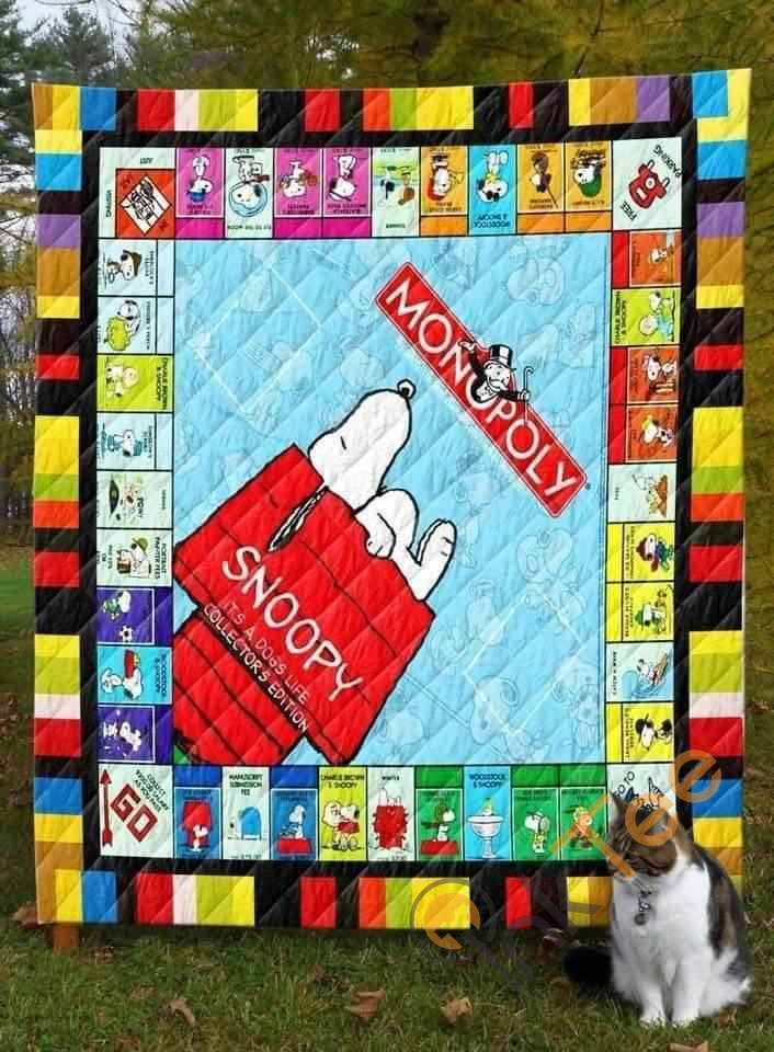Snoopy 2 Quilt Blanket Bedding Set
