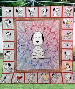 Snoopy Crib Quilt Blanket Bedding Set