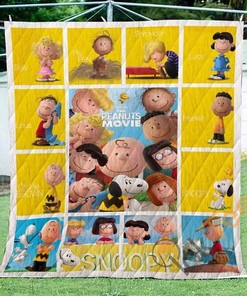 Snoopy Family Quilt Blanket Bedding Set