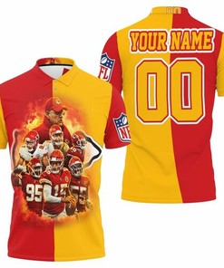 Snoopy Kansas City Chiefs Helmet Afc West Division Champions Super Bowl 2021 Personalized 3D All Over Print Polo Shirt