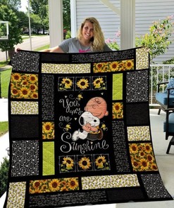 Snoopy - You Are My Sunshine Quilt Blanket Bedding Set