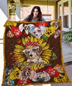 Snuggle with Your Favourite Beagle 14 Quilt Blanket Bedding Set