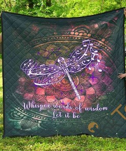 Soar with Dragonflies Let It Be Quilt