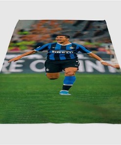 Soccer Ball Backgrounds Sherpa Fleece Blanket Gifts for Family, for Couple