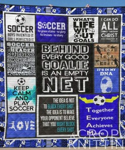 Soccer I Can Do All Things Through Christ Who Strengthens Me Quilt Blanket Bedding Set Great Customized Blanket Gifts For Birthday Christmas Thanksgiving