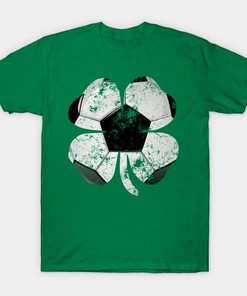 Soccer Lover Fan St Patrick's Day Shamrock Leaf Shirt