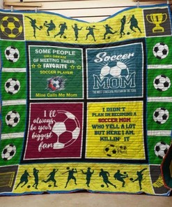 Soccer Mom Quilt Blanket