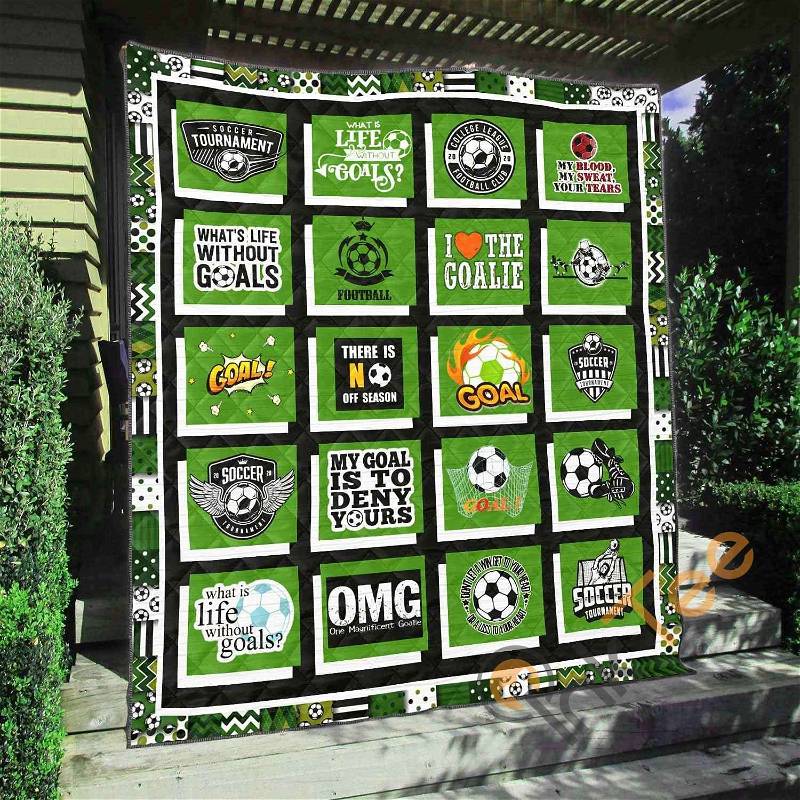 Soccer Ver9 Quilt Blanket Bedding Set
