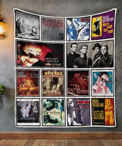 Social Distortion Album Covers Quilt Blanket Bedding Set