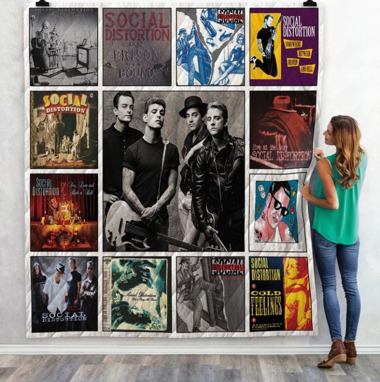 Social Distortion Albums Quilt Blanket Bedding Set