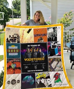 Soda Stereo Quilt Blanket Bedding Set for Home Décor