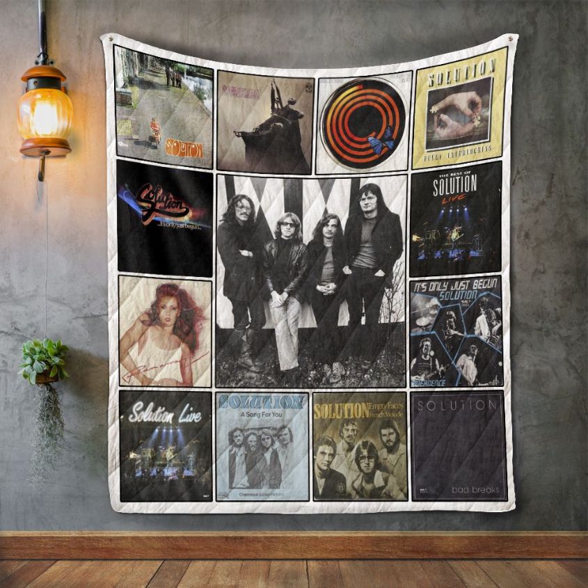 Solution Album Covers Quilt Blanket Bedding Set