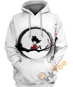 Son Goku Relaxes Hoodie 3D