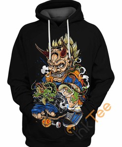 Son Goku Saiyan Tattoo Hoodie 3D