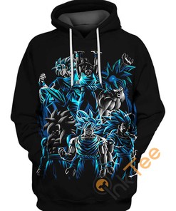 Son Goku Transformations Hoodie 3D