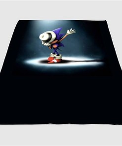 Sonic Target Light Sherpa Fleece Blanket Gifts for Family, for Couple