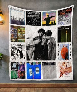 Sonic Youth Album Covers Quilt Blanket Bedding Set