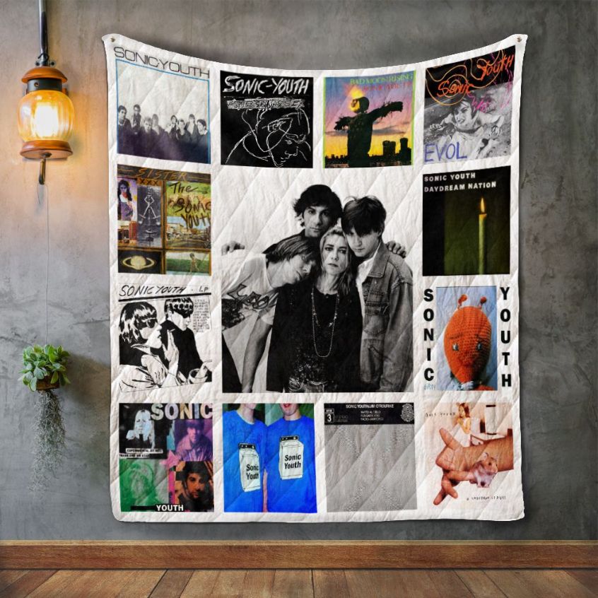 Sonic Youth Album Covers Quilt Blanket Bedding Set