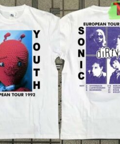 Sonic Youth Dirty European Tour 1992 Favorite T-Shirt