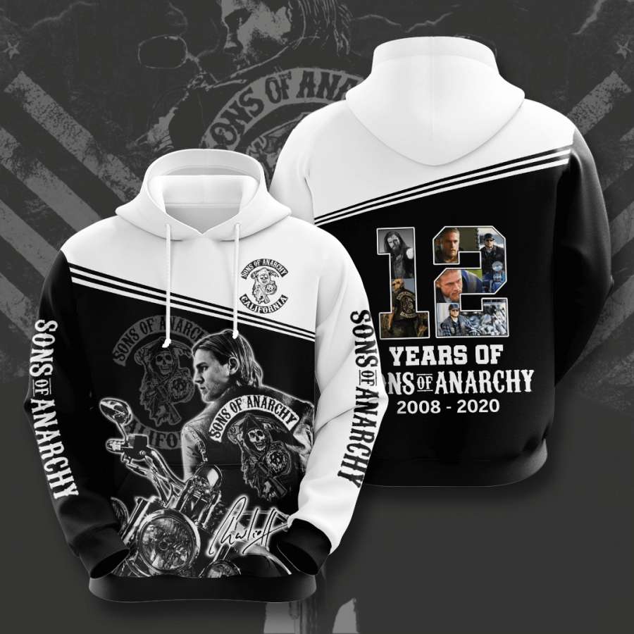Sons Of Anarchy Custom Sport All Over Print Hoodie 3D
