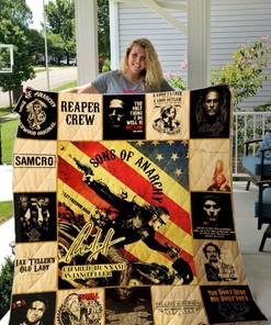 Sons Of Anarchy Quilt Blanket Bedding Set For Fans