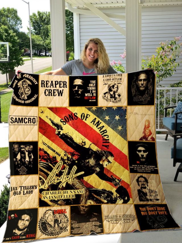 Sons Of Anarchy Quilt Blanket Bedding Set For Fans
