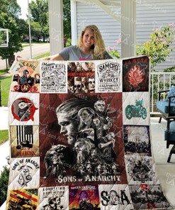 Sons Of Anarchy Quilt Blanket Bedding Set for Home Décor
